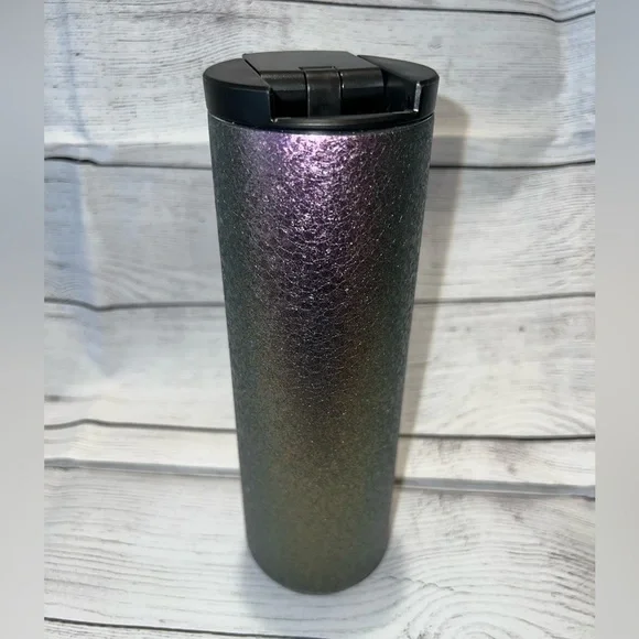 2020 Starbucks Iridescent Purple Ice Oil Slick Stainless Steel Tumbler - Picture 3 of 8